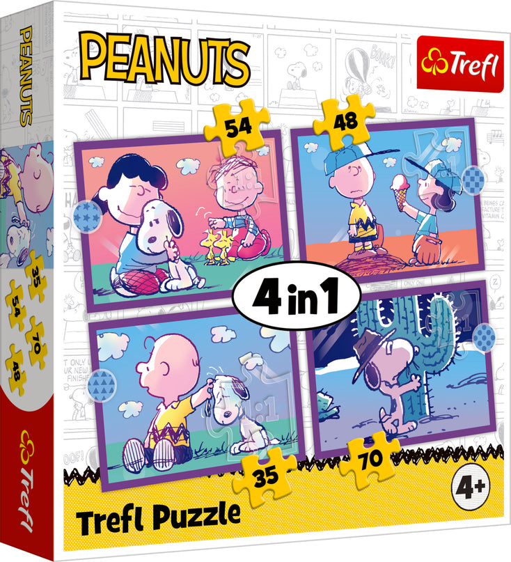 TREFL Puslede komplekt, 4 tk, Snoopy