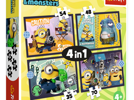 TREFL MINIONS Puslede komplekt, 4 tk, Minionid