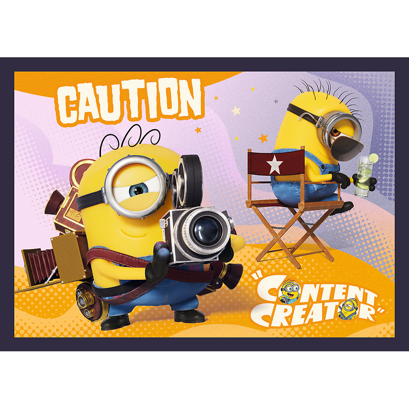 TREFL MINIONS Puslede komplekt, 4 tk, Minionid