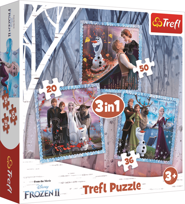 TREFL FROZEN Pusle komplekt, 3 tk, Frozen 2