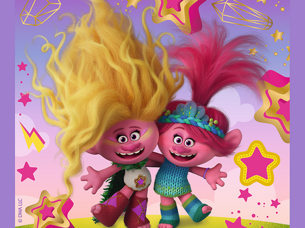 TREFL TROLLS Pusle komplekt Trollid 3, 3 tk