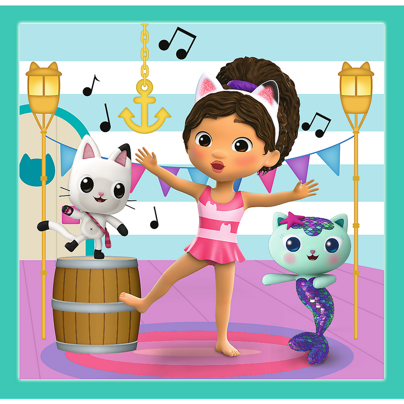 TREFL GABBY´S DOLLHOUSE Pusle komplekt 3 in 1