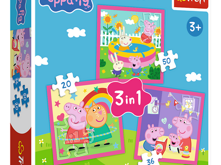 TREFL PEPPA PIG Pusle komplekt, 3 tk, Peppa