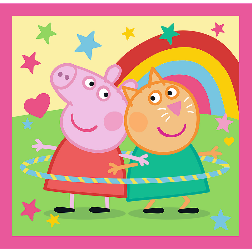 TREFL PEPPA PIG Pusle komplekt, 3 tk, Peppa