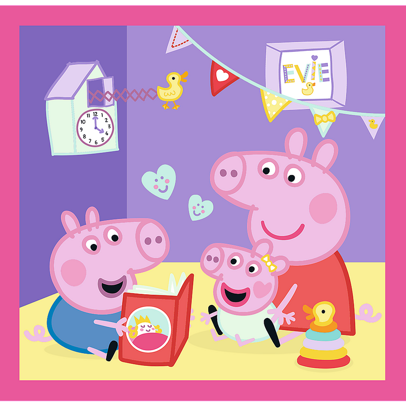 TREFL PEPPA PIG Pusle komplekt, 3 tk, Peppa