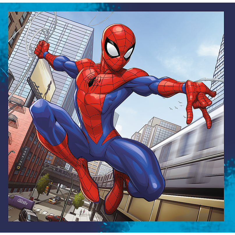 TREFL SPIDER-MAN Pusle komplekt Ämblikmees, 3 tk