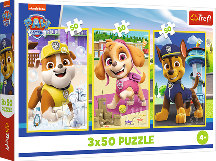 TREFL PAW PATROL puslede komplekt Käpapatrulli kutsud, 3x50 osa