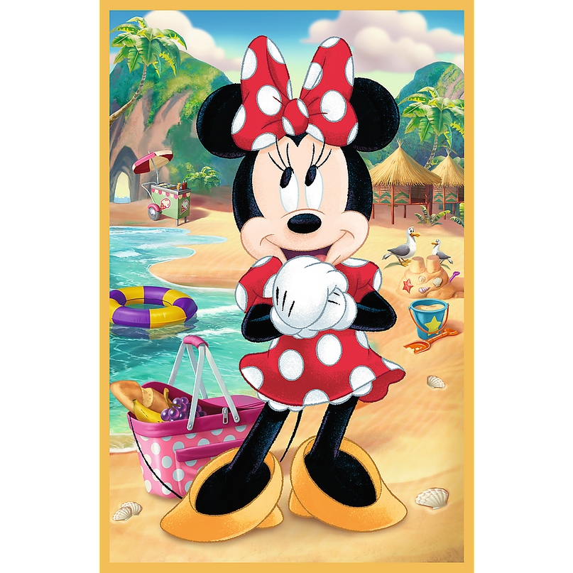 TREFL DISNEY MICKEY MOUSE puslede komplekt Hiired puhkusel, 3x50 osa