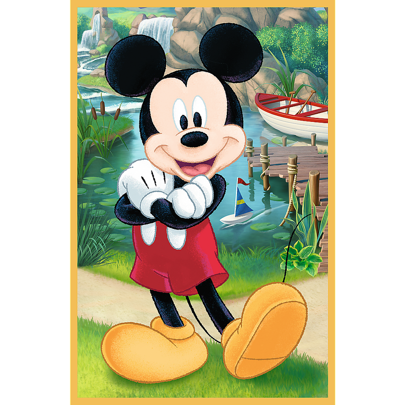 TREFL DISNEY MICKEY MOUSE puslede komplekt Hiired puhkusel, 3x50 osa