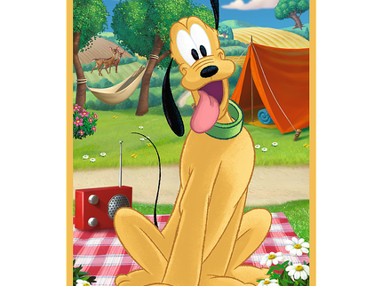 TREFL DISNEY MICKEY MOUSE puslede komplekt Hiired puhkusel, 3x50 osa