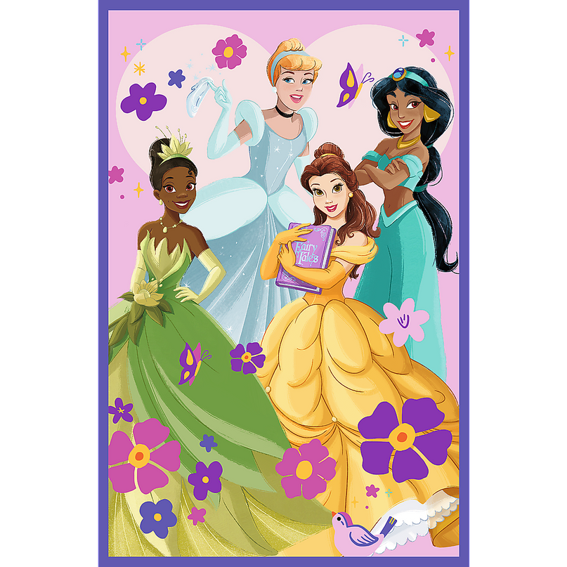 TREFL DISNEY PRINCESS puslede komplekt Sõbrad, 3x80 osa