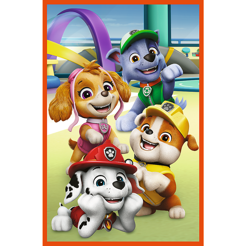 TREFL PAW PATROL puslede komplekt Kutsude kamp, 3x80 osa