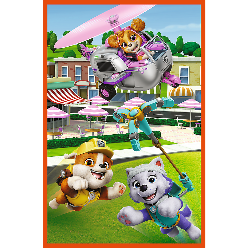 TREFL PAW PATROL puslede komplekt Kutsude kamp, 3x80 osa