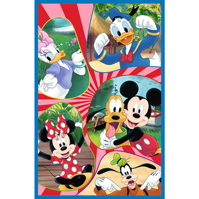 TREFL DISNEY MICKEY MOUSE puslede komplekt Miki-Hiire tiim, 3x80 osa