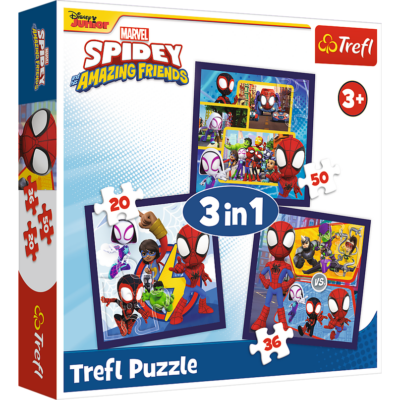 TREFL SPIDEY Pusle komplekt 3 in 1