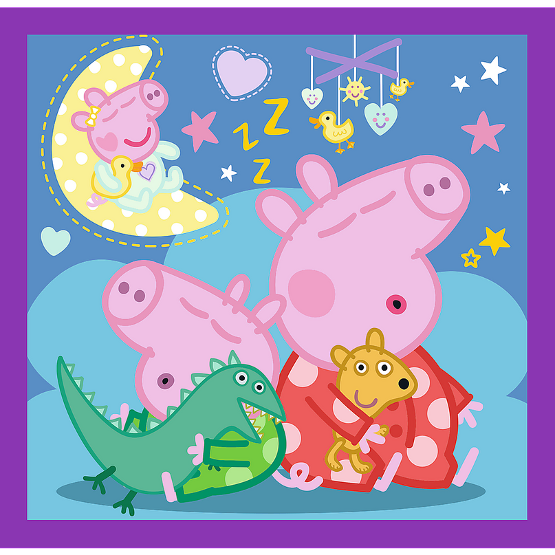 TREFL PEPPA PIG Pusle komplekt, 3 tk, Peppa Pig