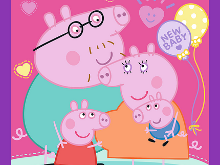 TREFL PEPPA PIG Pusle komplekt, 3 tk, Peppa Pig