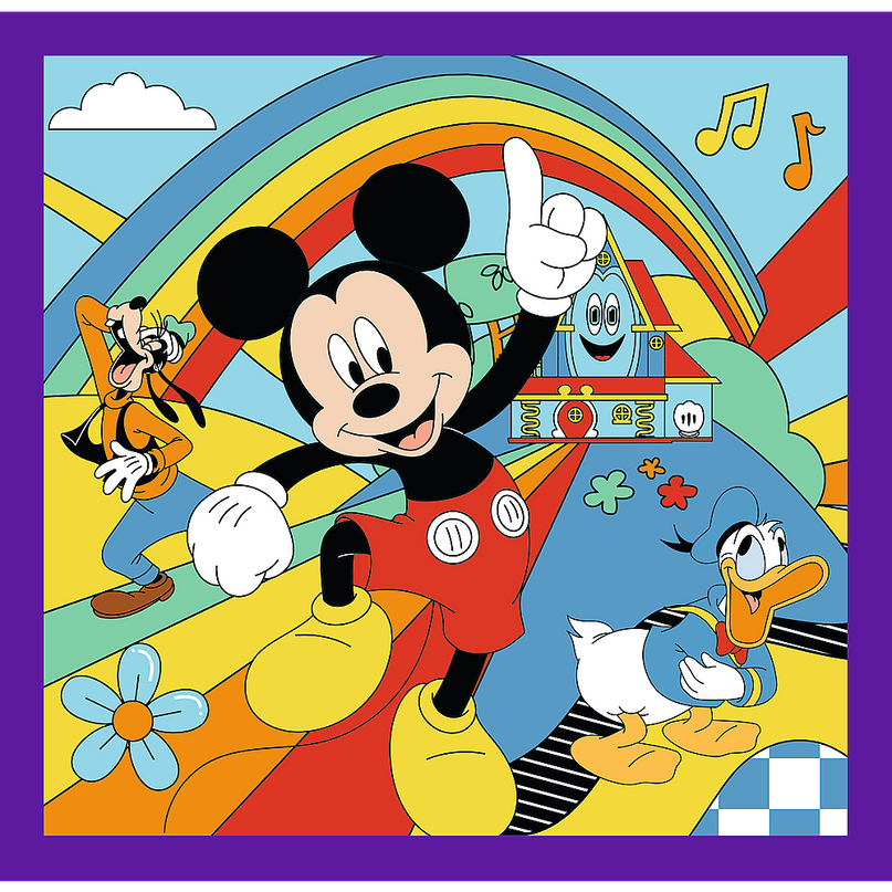 TREFL DISNEY Pusle komplekt 3 in 1, Mickey-Mouse
