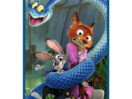 TREFL DISNEY puslede komplekt Zootropolis, 3x80 osa