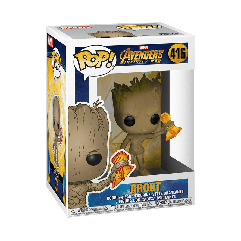 FUNKO POP! Vinüülfiguur: Marvel: Avengers: Infinity War – Groot (koos Stormbreakeriga)