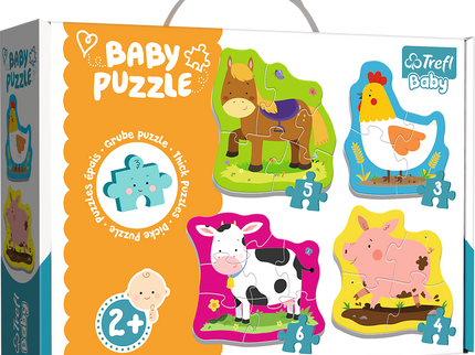 TREFL Beebipusle komplekt, Farmiloomad