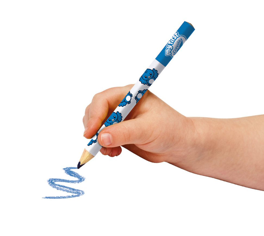 CRAYOLA MINIKIDS 8 suurt dekoreeritud pliiatsit