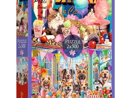 TREFL Pusle komplekt Karvased sõbrad, 2x500 osa