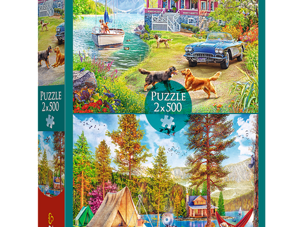 TREFL Pusle komplekt Suveaeg, 2x500 osa