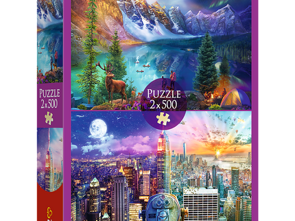 TREFL Pusle komplekt Ameerika, 2x500 osa