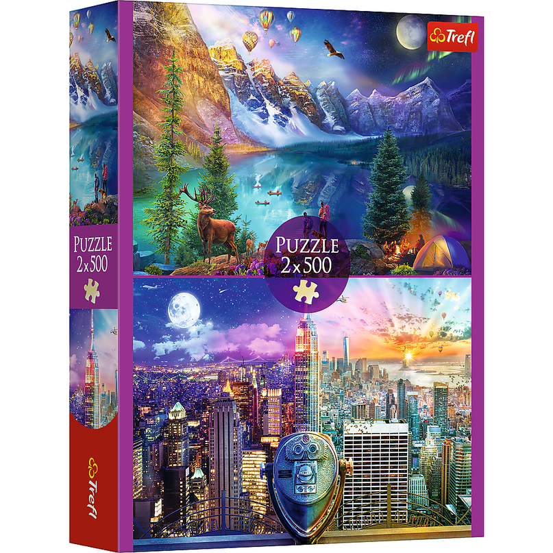 TREFL Pusle komplekt Ameerika, 2x500 osa