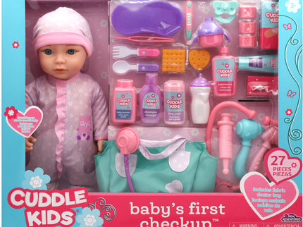 Mängukomplekt Beebi esimene arstil käik, 38 cm