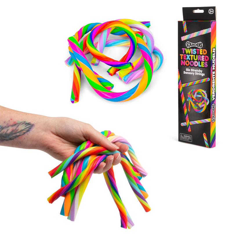 SCRUNCHEMS Stressimänguasi Twisted nuudlid