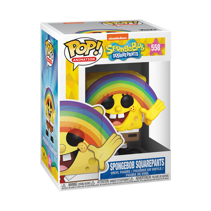 FUNKO POP! Vinyl figuur: SpongeBob with Rainbow