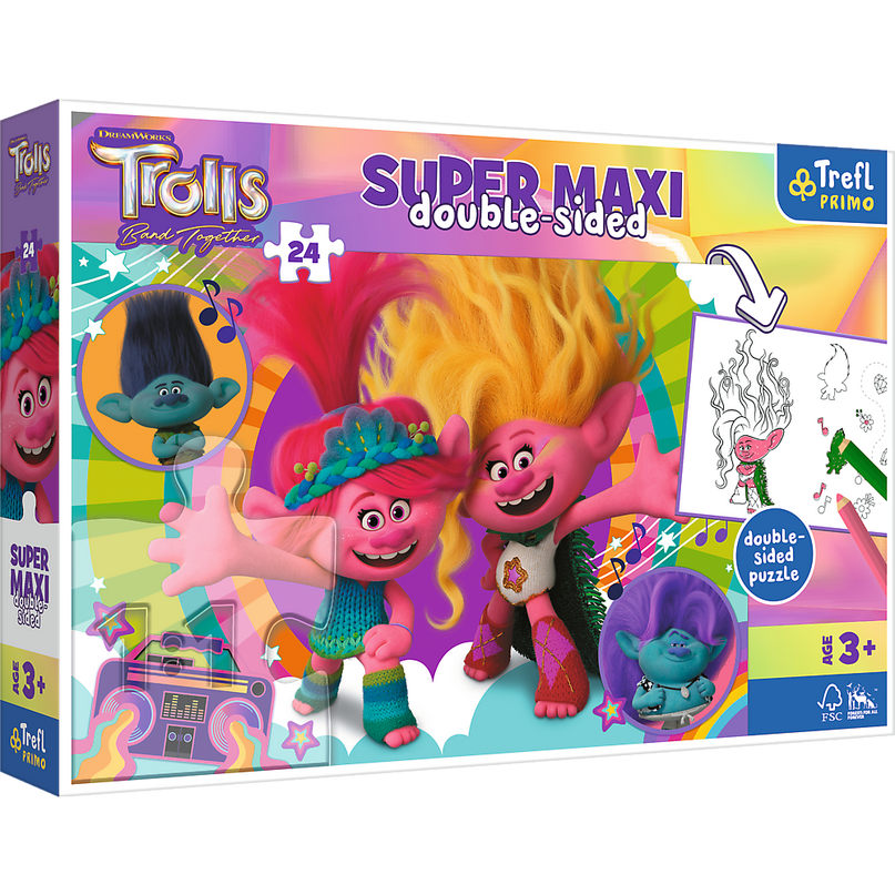TREFL TROLLID Super Maxi pusle, 24 osa