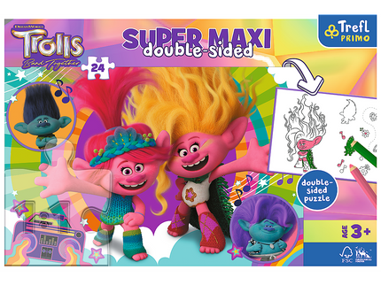 TREFL TROLLID Super Maxi pusle, 24 osa