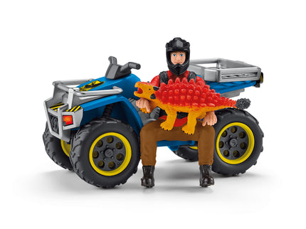 SCHLEICH DINOSAURS Atv-L Põgenemine Velociraptori Eest