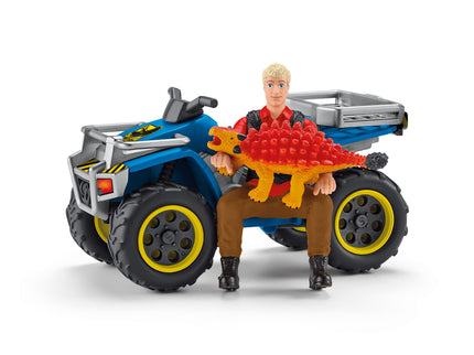 SCHLEICH DINOSAURS Atv-L Põgenemine Velociraptori Eest