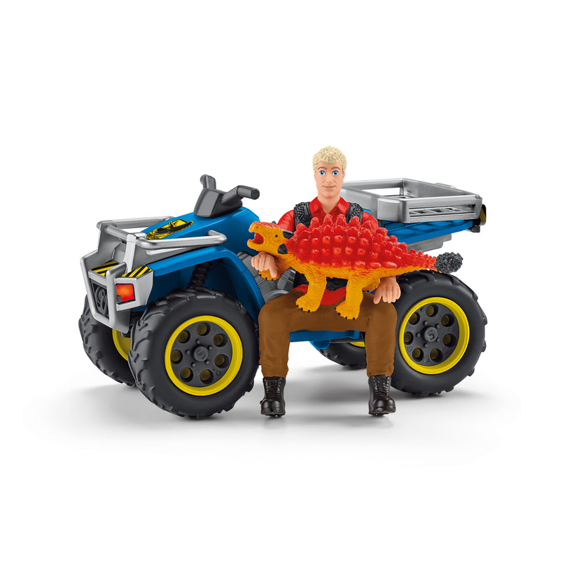 SCHLEICH DINOSAURS Atv-L Põgenemine Velociraptori Eest