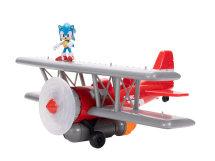 SONIC lennuk Tornado Biplane Sonic figuuriga