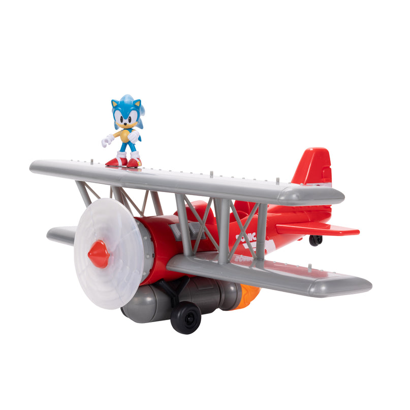 SONIC lennuk Tornado Biplane Sonic figuuriga