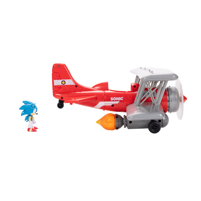 SONIC lennuk Tornado Biplane Sonic figuuriga
