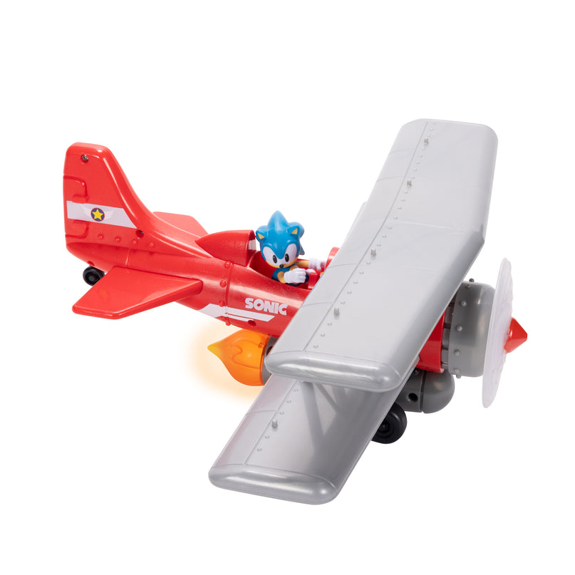 SONIC lennuk Tornado Biplane Sonic figuuriga