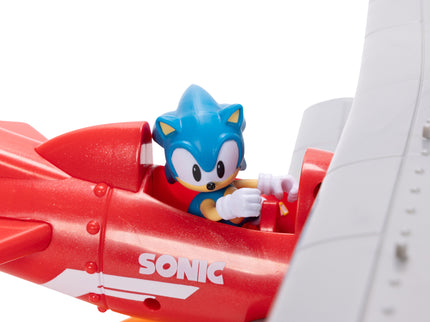 SONIC lennuk Tornado Biplane Sonic figuuriga