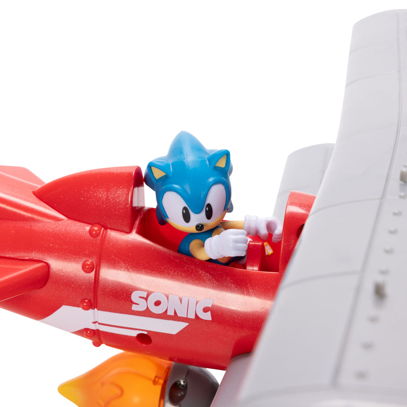 SONIC lennuk Tornado Biplane Sonic figuuriga