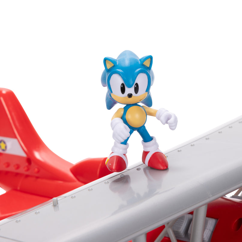 SONIC lennuk Tornado Biplane Sonic figuuriga