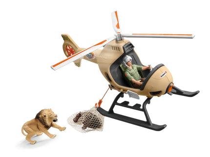 SCHLEICH WILD LIFE Helikopteriga loomade päästmine