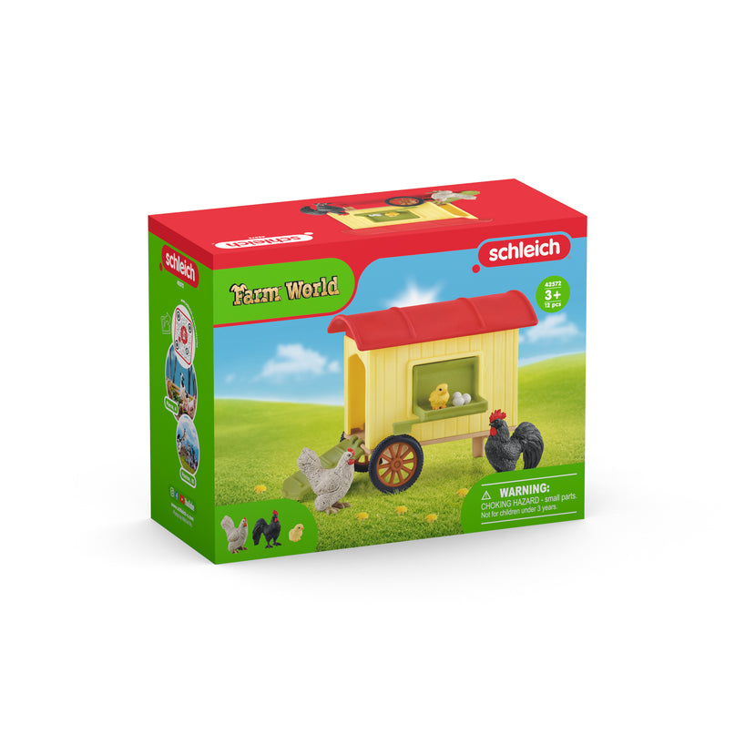 SCHLEICH FARM WORLD Mobiilne kanakuur