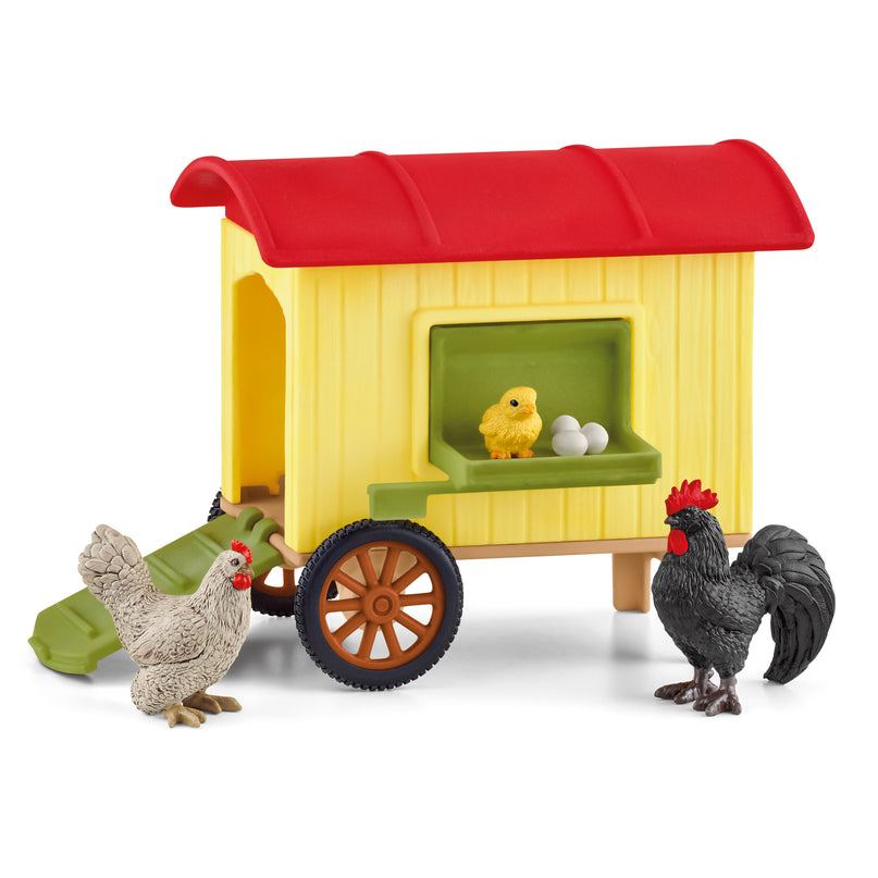 SCHLEICH FARM WORLD Mobiilne kanakuur