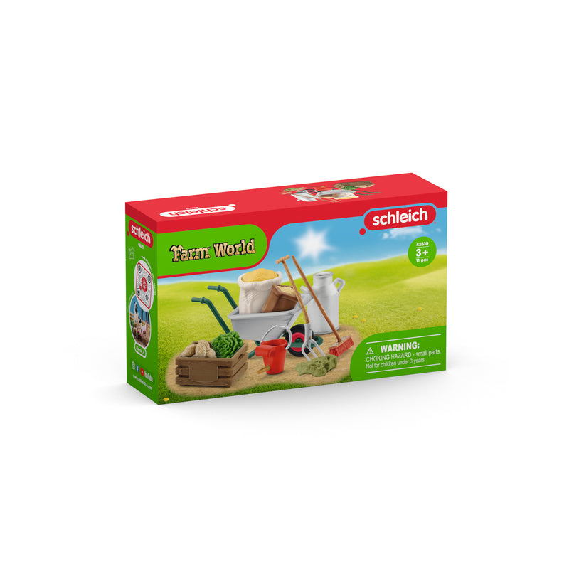 SCHLEICH FARM WORLD Talli hooldustarvikud