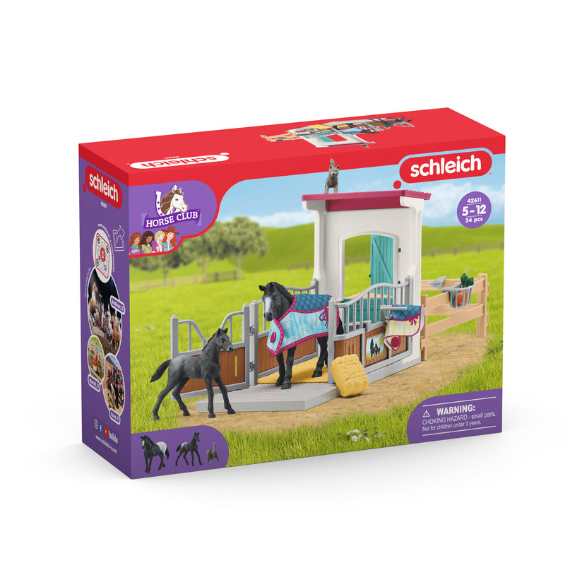 SCHLEICH HORSE CLUB Hobuselatter mära ja varsaga